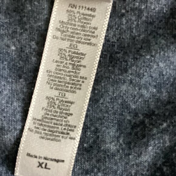 Next Level Apparel Racerback Graphic Tank Top XL Navy Blue 152C - Picture 7 of 8